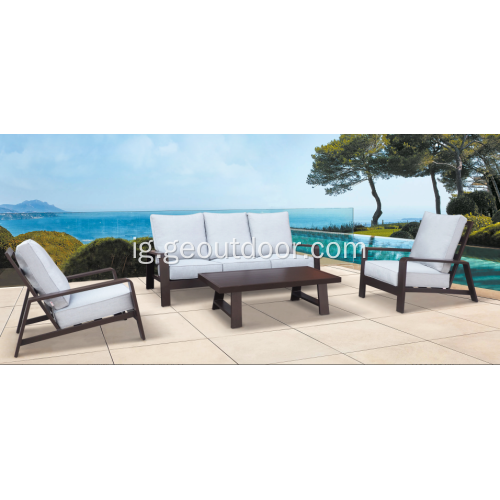 4pcs mbufe aluminom isi sofa